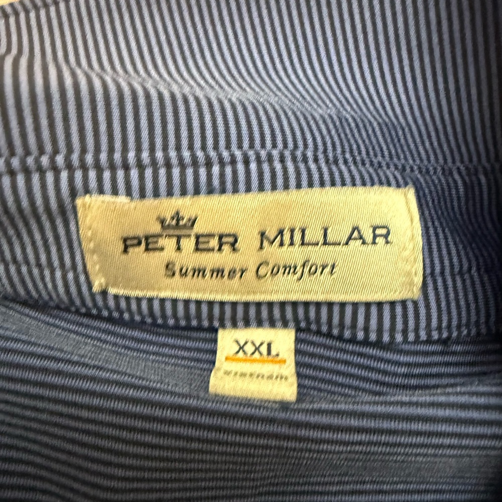 Lot of 4 Peter Millar Men's Polo Shirt Set - Blue, Green, Pink, White - Picture 3 of 12